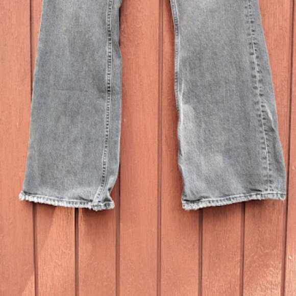 BDG | Urban Outfitters Faded Black Grey 32" Long Inseam 90s Bootcut Jeans 27 - Picture 4 of 11